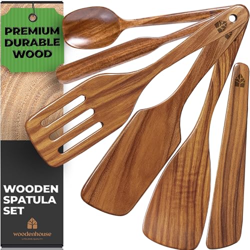 Wooden Spatula for Cooking (6 Count)