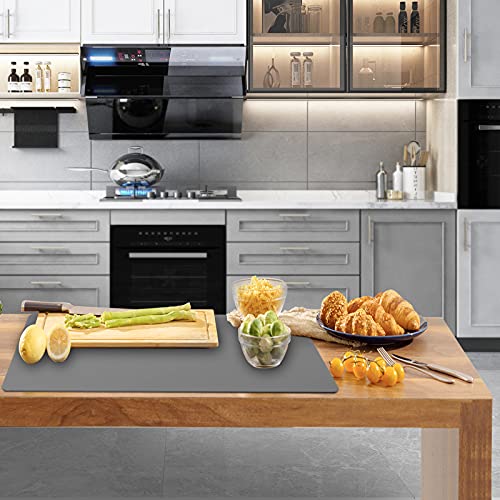 25.6"x17.7"x0.08" Large Heat Resistant Silicone Mat for Kitchen Counter