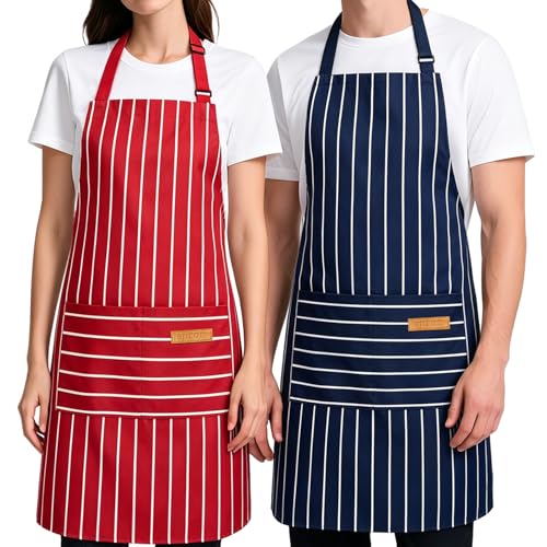 2 Pack Kitchen Cooking Aprons (2 Count)