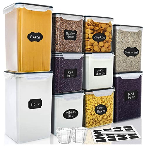 Large Tall Airtight Food Storage Containers (10 Count)