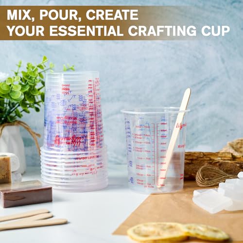 16 oz Plastic Mixing Cups (50 Count)