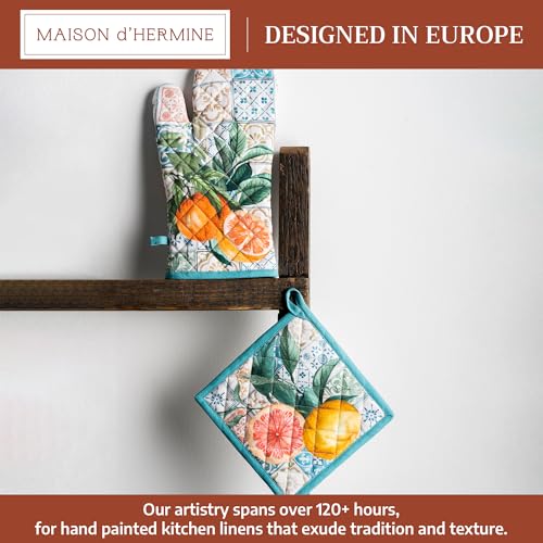100% Cotton Oven Mitt & Pot Holder Set (2 Count)