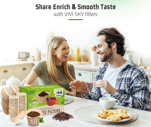 Disposable K Cup Coffee Filters with Lid (300 Count)