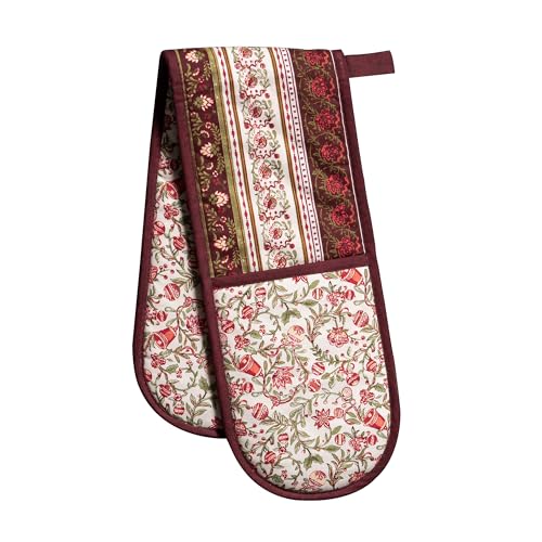 Double Oven Mitts 100% Cotton Double Oven Glove