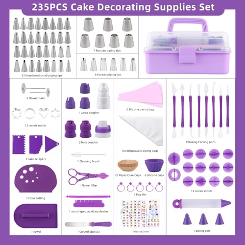 Cake Decorating Kit (235 Count)