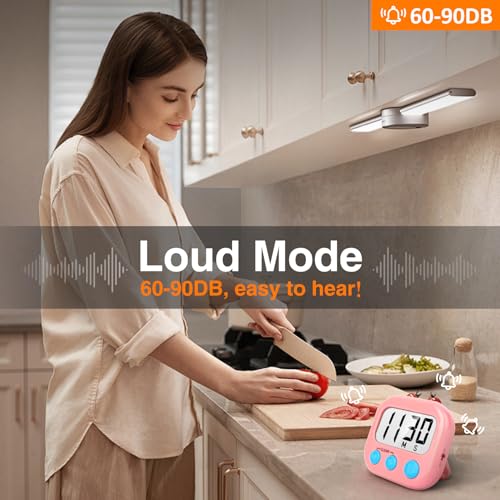 Digital Kitchen Timers for Cooking (2 Count)