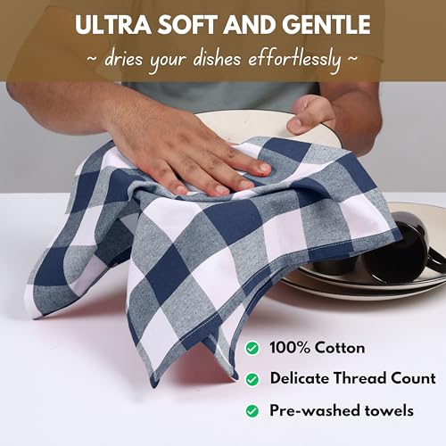 4 Pack Kitchen Towel with Hanging Loop 16x26 inches