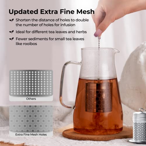 2 Pack Large Tea Infuser for Loose Leaf Tea & Spice Ball 2”x2.8” (2 Count)