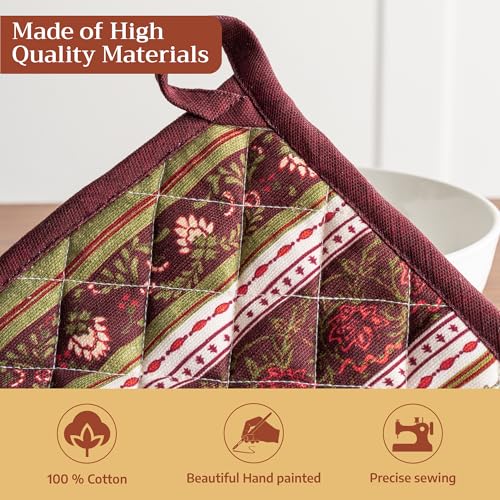 Pot Holders 100% Cotton Potholders (2 Count)