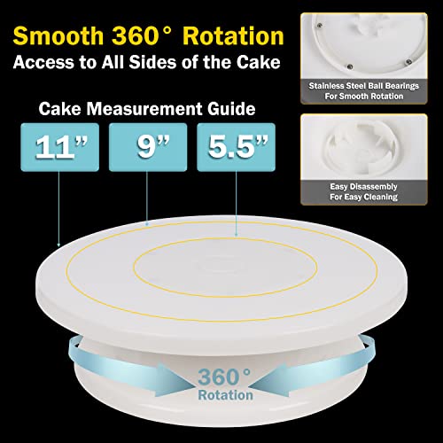 11 Inch Rotating Cake Stand
