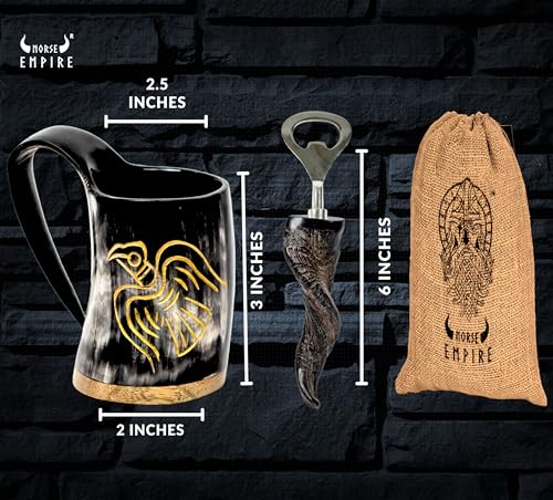 Viking Horn Shot Mugs Set of 6