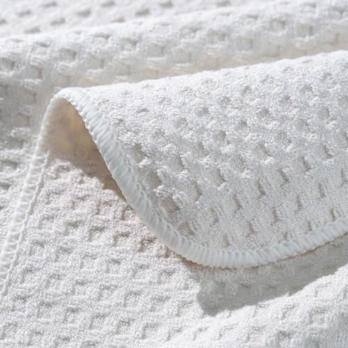 Ultra Premium Microfiber Kitchen Dish Hand Towel Waffle Weave (8 Count)