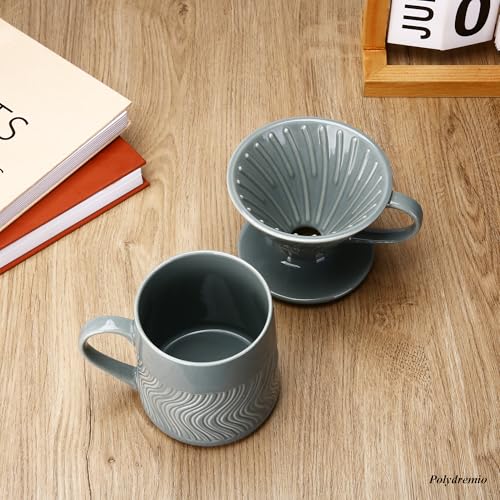 Pour Over Coffee Maker with 100 Sheets of Paper Filter