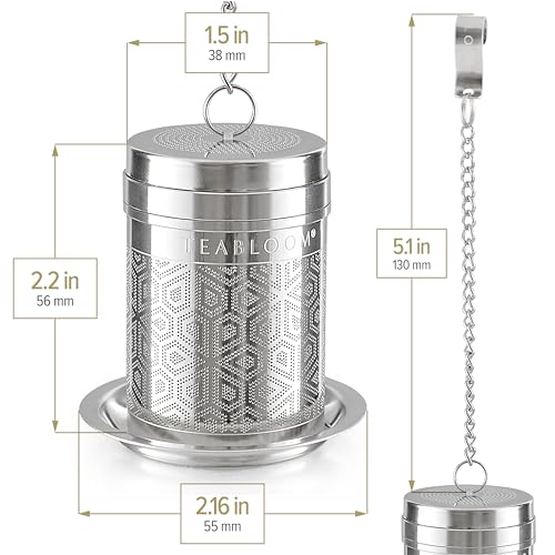 Elegant Stainless Steel Loose Leaf Tea Infuser