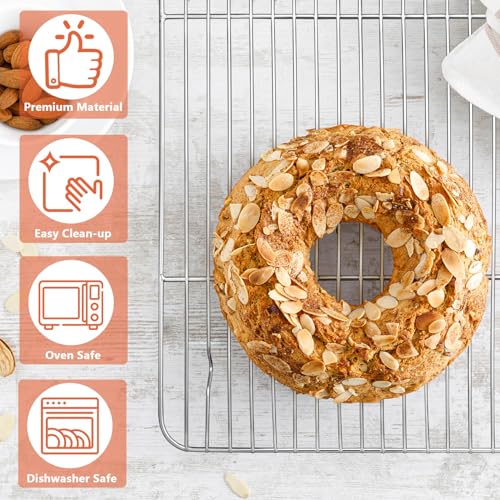 4 Pcs Baking Wire Rack for Cooling