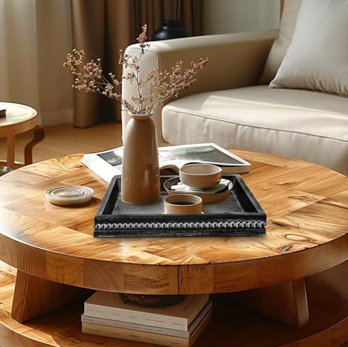 Square Wood Serving Tray