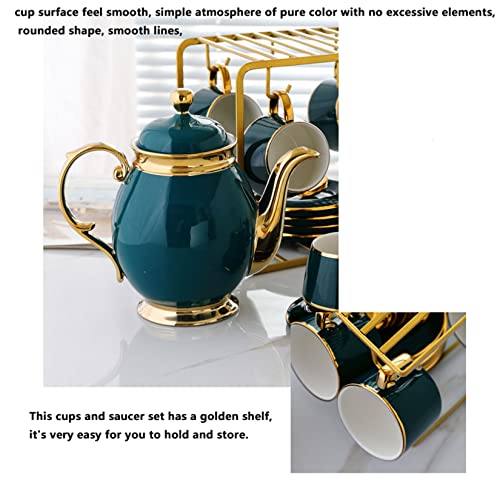 Tea Cups and Tray Set of 14 Pieces