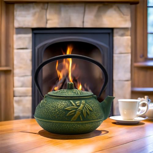 30.4oz Small Cast Iron Tea Kettle