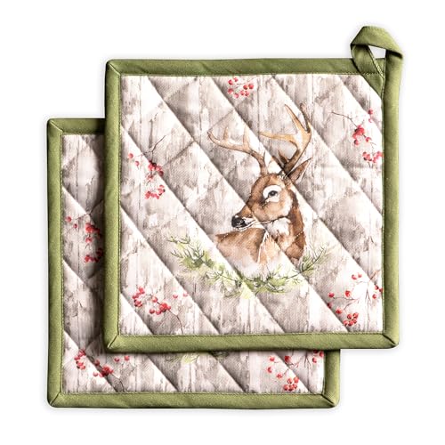 Pot Holders 100% Cotton Potholders (2 Count)