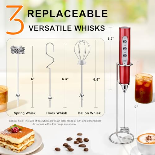 Handheld Milk Frother Wand for Coffee