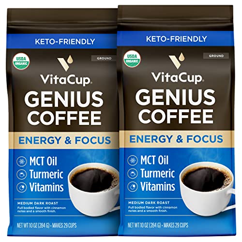 Organic Genius Ground Keto Coffee (20 Ounce)