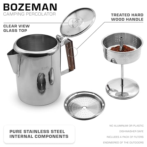 Bozeman Percolator Coffee Pot (12 Count)