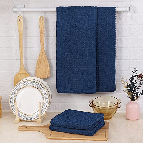 Microfiber Waffle Weave Kitchen Towels (4 Count)