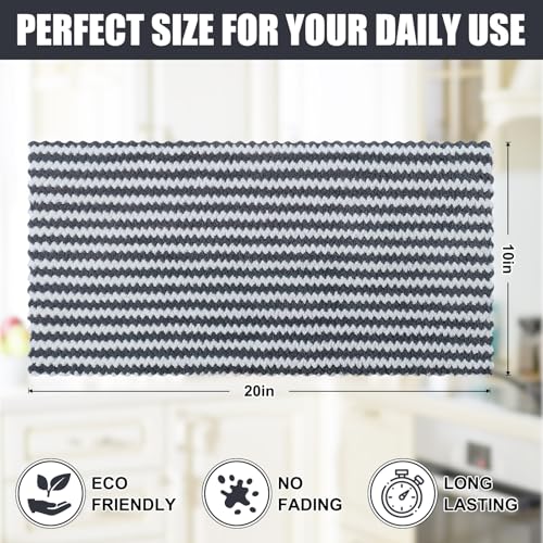 6 Pack Coral Velvet Kitchen Towels (6 Count)