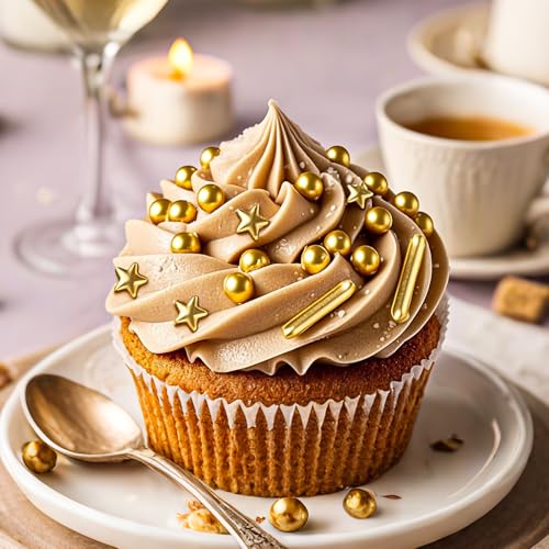 Gold Sprinkles 130g (4.58 Ounce)