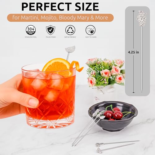 Fruit Shape Cocktail Picks Set of 8 (8 Count)