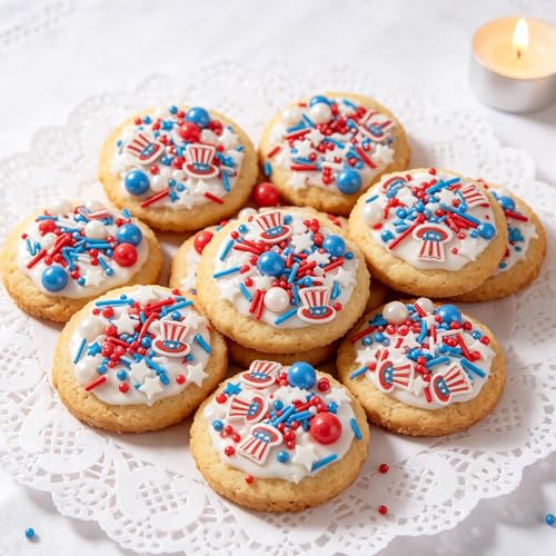 Patriotic Sprinkles 130g (4.58 Ounce)