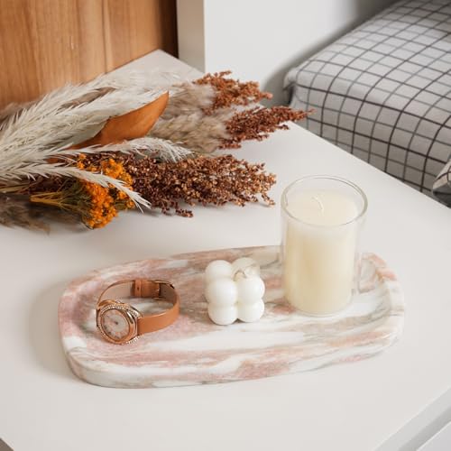 Natural Marble Tray for Bathroom Countertop