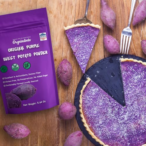 Original Purple Sweet Potato Powder 100% Pure Natural Premium Purple Yam Powder for Food Coloring No GMO Vegan Friendly 5.64Oz (5.64 Ounce)
