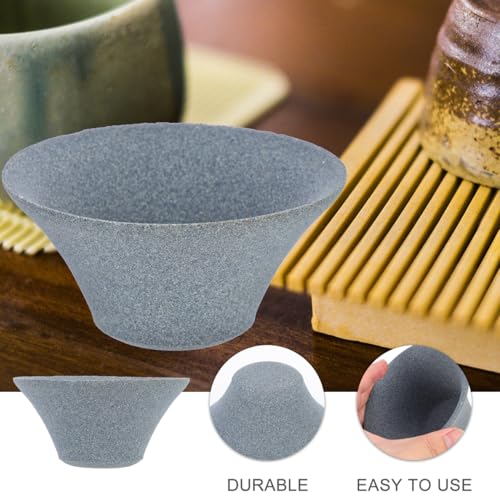 Ceramic Tea Filter Cup Reusable Tea Strainer for Loose Leaf Coffee Filter Ceramic Dripper with Fine Holes 4.33 X 4.33 X 2.16 in for Home and Restaurant Use