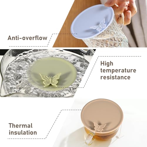 4 Pack Silicone Cup Covers (4 Count)