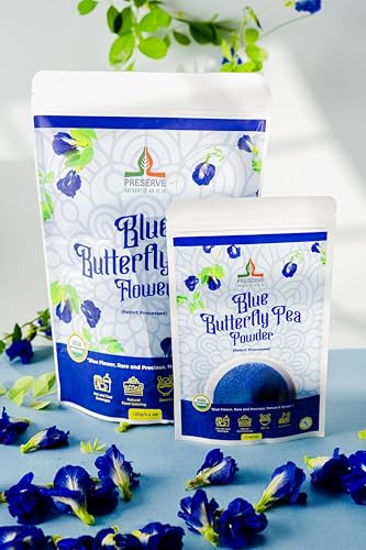 Pure Butterfly Pea Flower Powder (4 Ounce)