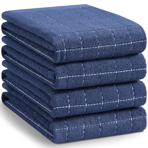 100% Cotton Terry Kitchen Towels (4 Count)