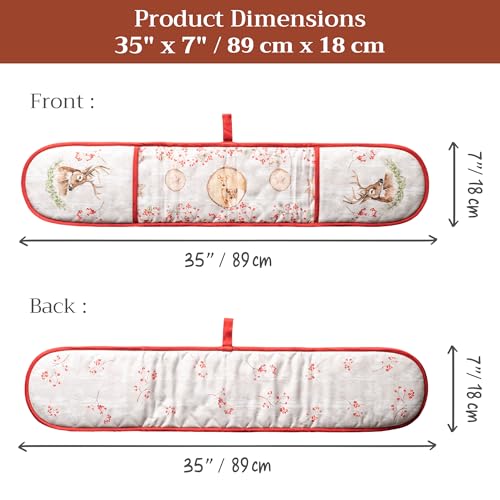 Double Oven Mitts 100% Cotton Double Oven Glove