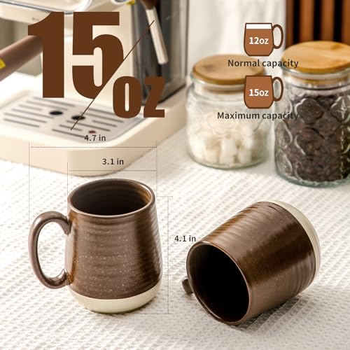 Porcelain Coffee Mugs Set of 4 (4 Count)