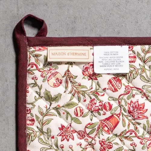 100% Cotton Oven Mitt & Pot Holder Set (2 Count)
