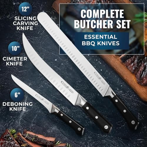 Butcher Knife Set (3 Count)