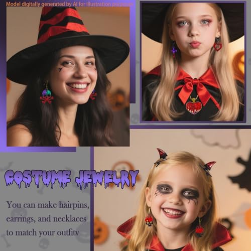 Halloween Resin Earrings Mold (14 Count)
