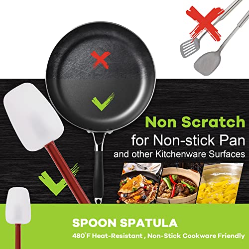 Silicone Rubber Spoonulas Pack of 3 (3 Count)