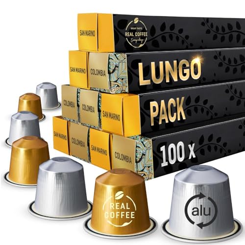 Lungo Variety Pack for Nespresso Original Line Machines (100 Count)