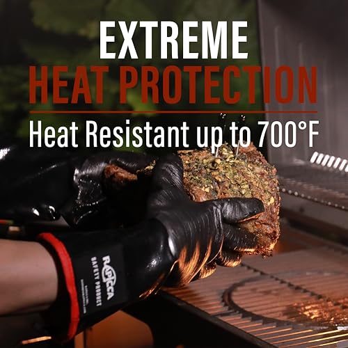 700°F Heat Resistant BBQ Grill Gloves