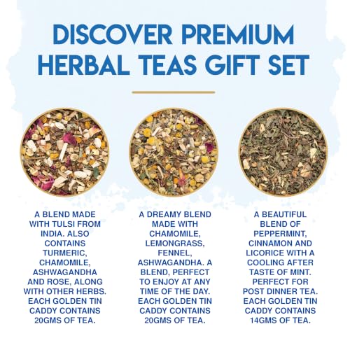 Discover Premium Herbal Tea Christmas Gift Box (3.53 Ounce)