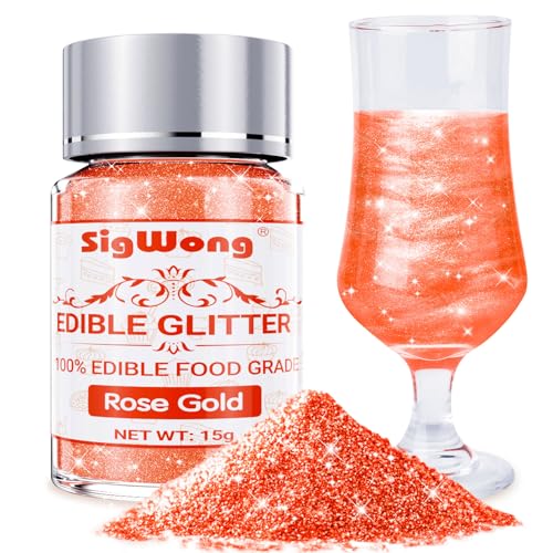 Rose Gold Edible Glitter