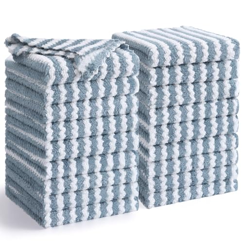 18 Pack Coral Velvet Dish Cloths (18 Count)