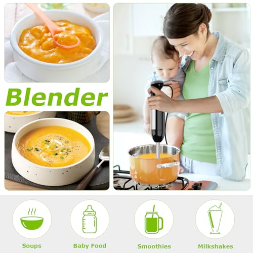 Immersion Blender with Food Processor