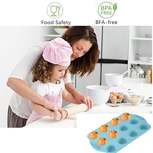 2 Pack Silicone Muffin Pan
